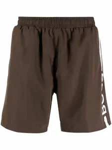 Плавки-шорты с логотипом Boss, коричневый