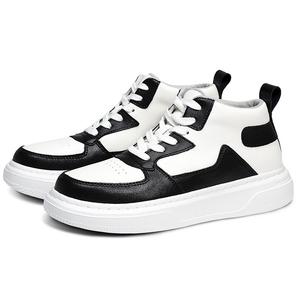 BOLE Устойчивые к истиранию скейтерские кроссовки на платформе мид-топ унисекс белые, цвет White