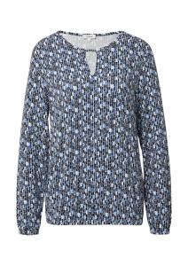Блуза s.Oliver, Navy/Royal blue/Light blue