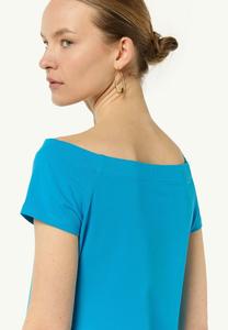 Базовая футболка comma, бирюзовый