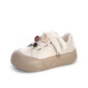 Cobx Женские повседневные туфли Cob Cushioning с противоскользящей подошвой и износостойким низким верхом в молочно-чайном цвете на пуговицах, цвет Milk Tea Color (Buttoned)