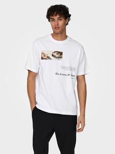 Футболка свободного кроя Only & Sons, белый