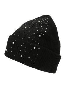 Шапка MYLAVIE by Sarah Harrison Knitted hat with glitter, черный