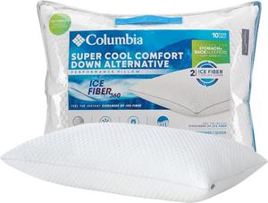 Columbia Подушка Columbia Comfort Ice Fiber с охлаждающей наволочкой White