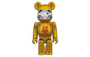 BE@RBRICK Bearbrick Daruma Pearl Gold