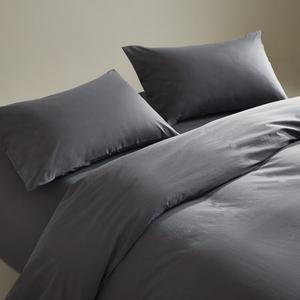 MIDO HOUSE Комплект постельного белья 4 предмета, размер 200x230 см, простыня, темно-серый