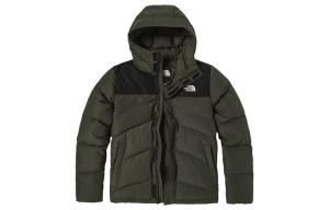Пуховик мужской зеленый The North Face, зеленый