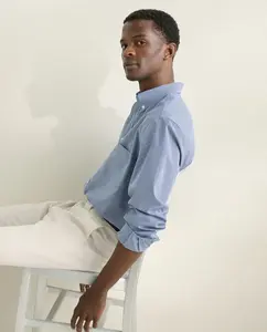 Мужская спортивная рубашка с длинными рукавами Emidio Tucci, синий