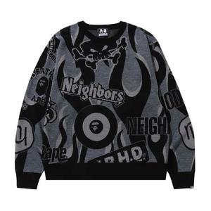Топ BAPE x Neighborhood Relaxed Fit Knit, Black