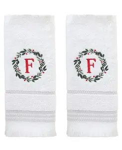 Полотенце для рук  Skl Home с монограммой «F», белый