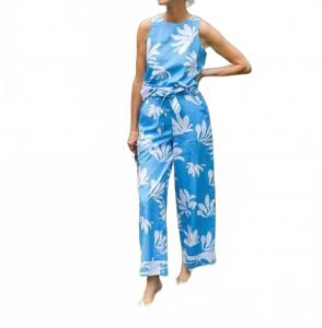 Эйвери Лифи Люкс Принтованные Брюки в цвете лодочный синий SOUTHERN TIDE