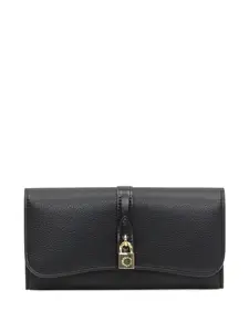 Кошелек с замком Райдера STELLA MCCARTNEY, черный