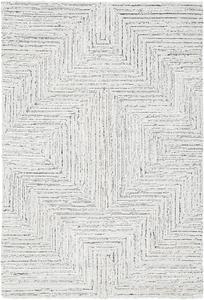 Ковер SAFAVIEH, 69 x 153 см, Micro-Loop Collection, Light Grey & Ivory, ручной работы из шерсти, идеален для помещений с высокой проходимостью: прихожая, гостиная, спальня (MLP176F)