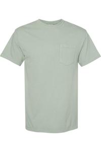Футболка Comfort Colors Garment-Dyed Heavyweight Pocket, цвет bay