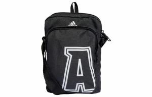 Adidas Экологичная полиэстеровая наплечная сумка через плечо унисекс серая, Gray