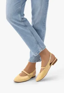 Балетки с открытой пяткой Ryłko, Yellow