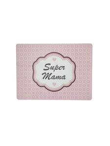 Krasilnikoff Салфетка под тарелку «Супермама» розового цвета
