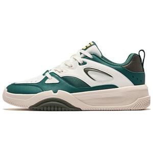 Erke Низкие кроссовки для скейтбординга с противоскользящим и износостойким покрытием, мужские, белые, зеленые