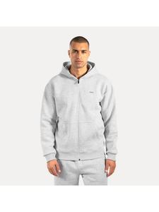 Толстовка на молнии Ilyas в сером меланже SMILODOX