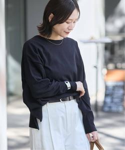 Хенли из смеси хлопка и шелка, двусторонняя.