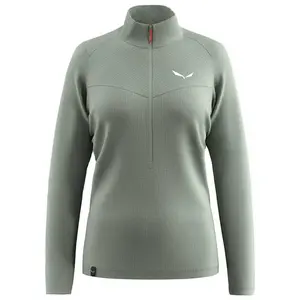 Флис Salewa Puez Cammino PacliteВ half zip, зеленый
