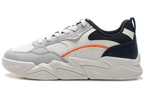 Повседневные кеды мужские низкие матовые белый/черный/лунно-серый XTEP