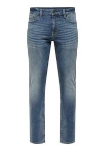 Джинсы зауженного кроя Only & Sons, синий