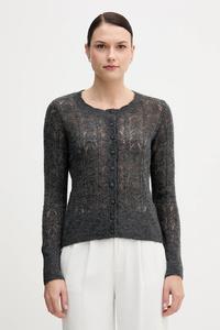 Кардиган с шерстью Hoss Intropia, серый