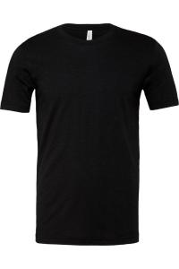 Футболка унисекс из джерси с круглым вырезом и коротким рукавом из парусины BELLA + CANVAS