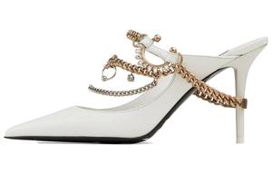 Мюли X Jean Paul Gaultier Bing 90 мм Jimmy Choo, White