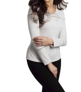 Туника с вырезом без складок в цвете Stone ANGEL