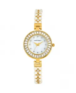 Женские аналоговые часы с позолотой 18K Danecraft