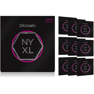 D'Addario NYXL0942 Super Light, набор из 10 струн для электрогитары