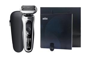 Бритва 1000S Foil с функцией полного мытья BRAUN, серебро