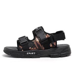 NANJIREN Пляжные сандалии мужские черно-красные, цвет Black Red