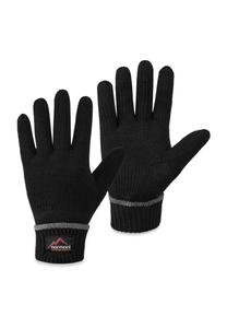 Шерстяные вязаные перчатки с утеплителем 3M Thinsulate (40 г) Эдмонтон normani, черный