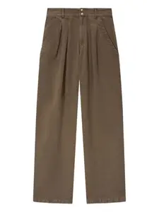 Брюки Nadine со складками Marant Étoile, коричневый