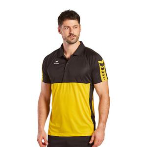 Рубашка-поло Erima, цвет gelb/schwarz/schwarz