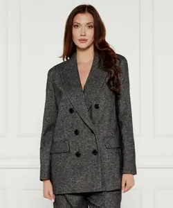 Элегантный шерстяной пиджак Iames Oversize fit Max&Co., серый