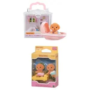 Sylvanian Families Poodle Family кукла плюшевая кукла маленький размер Tall SylvanianFamilies