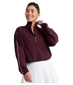Куртка Beyond Yoga Track Jacket, цвет Black Cherry