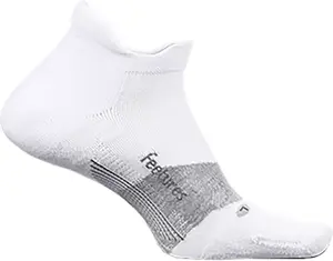 Мужские носки для гольфа Feetures Max Custion No Show Tab Feetures!, белый