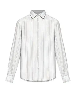 Рубашка в полоску Paul & Shark, бежевый