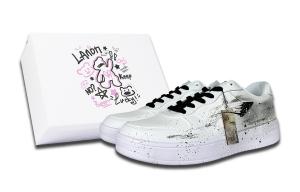 LINING Спортивная обувь skateboard shoes мужская модель low-top цвет black white антискользящая износостойкая дышащая