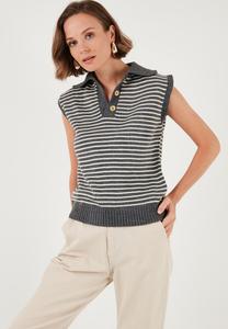 Рубашка поло REGULAR FIT LELA, темно-серый