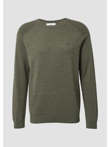 Вязаный свитер цвета 79X0_оливковый зеленый s.Oliver