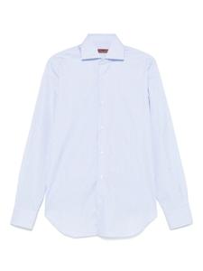 Рубашка в полоску Barba, синий