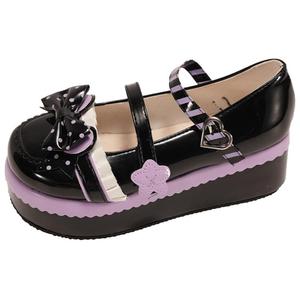 Туфли Мэри Джейн на платформе женские BINGO DUCK, Black