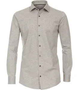 Деловая рубашка VENTI "Деловая рубашка VENTI однотонная", серый