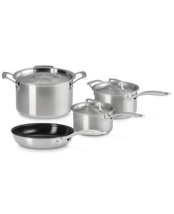 Набор посуды Essential из нержавеющей стали, 7 предметов Le Creuset, Stainless Steel